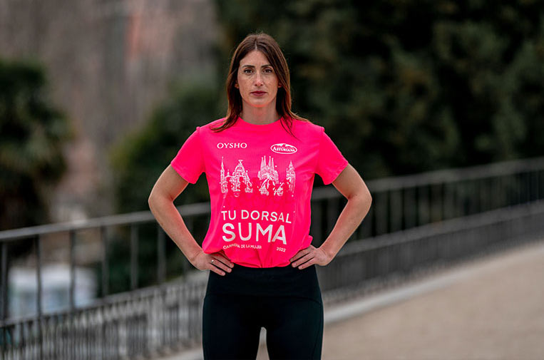 Nueva camiseta de la Carrera de la Mujer Central Lechera Asturiana.