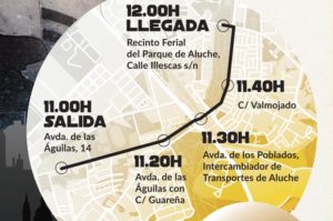 Recorrido del desfile de Star Wars en Madrid